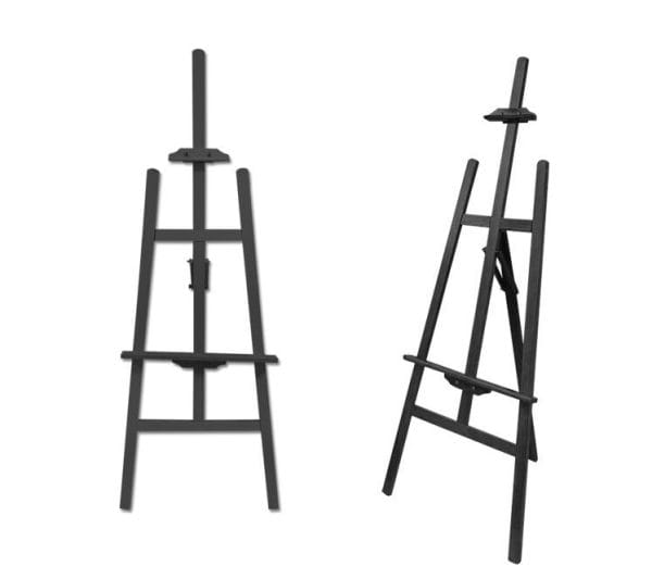 Black Wood Easel Stand