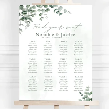 Wedding Seating Charts