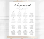 Basic Wedding Seating Plan