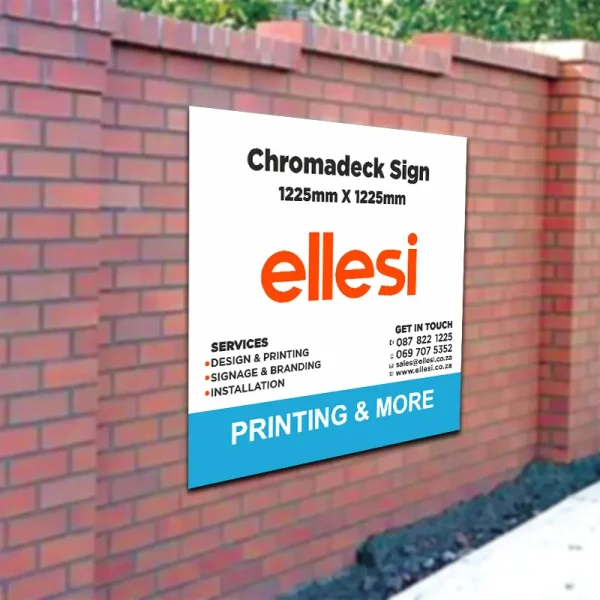 Outdoor Business Signage 120x120cm