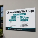 Chromadeck Wall Sign