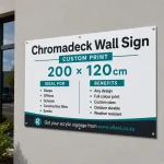 Chromadeck Wall Sign