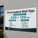 Chromadeck Wall Sign
