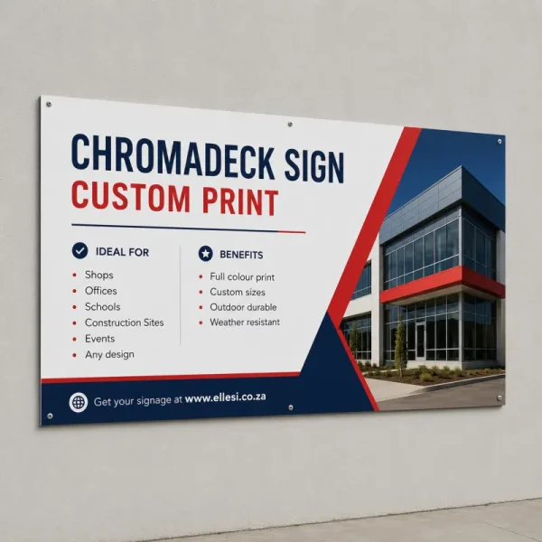 Chromadeck Wall Sign