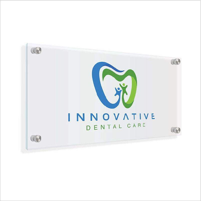 White Acrylic Sign 80x60cm White Acrylic Sign 80x60cm