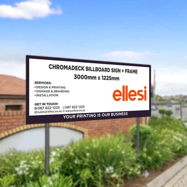 Custom Outdoor Signboard 300x120cm