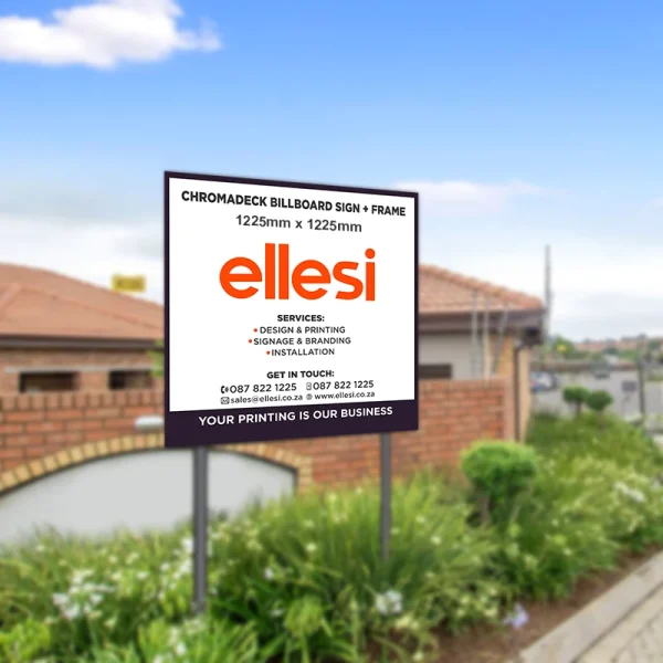 Custom Outdoor Signboard 120x120cm