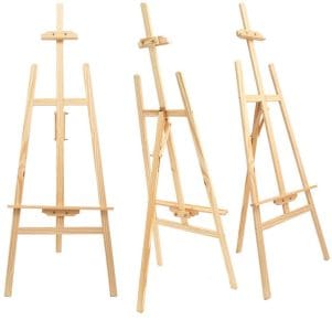 Wood Easel Stand – Unassembled