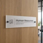Acrylic Office Door Name Plate