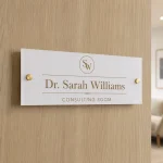 Acrylic Office Door Name Plate