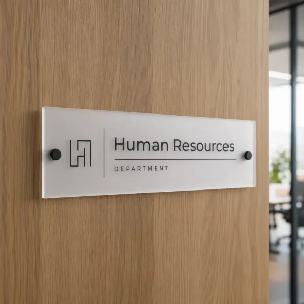Acrylic Office Door Name Plate 4