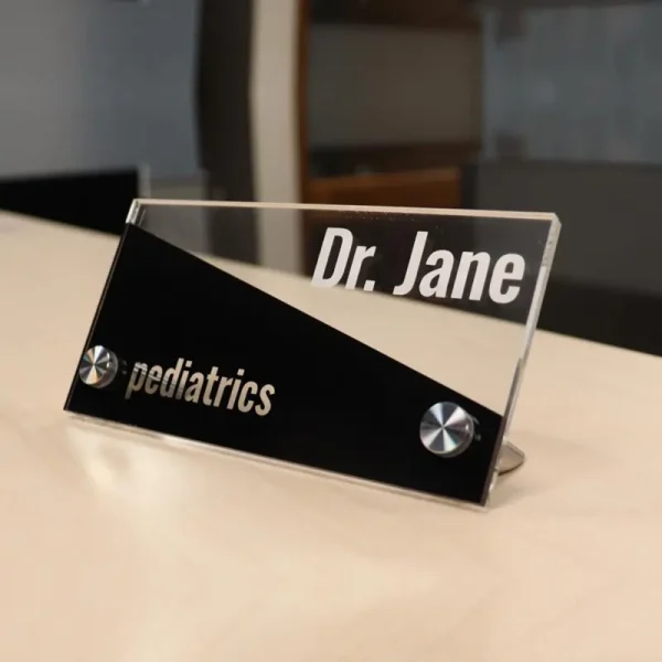 Acrylic Desk Name Plate
