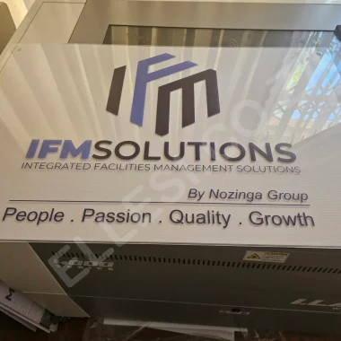 Clear acrylic full color print