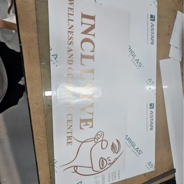 Clear acrylic print 2