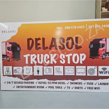 Delasol Chromadeck Sign